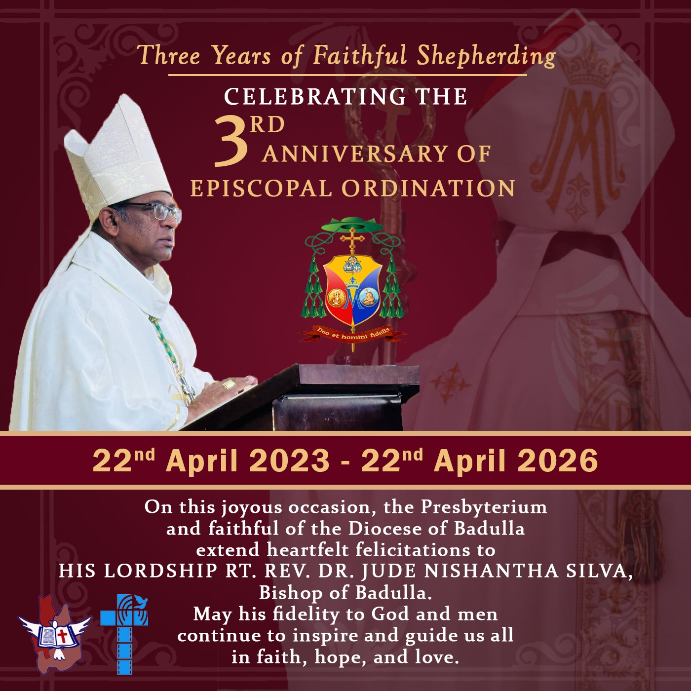 Three years of faithful shepherding
